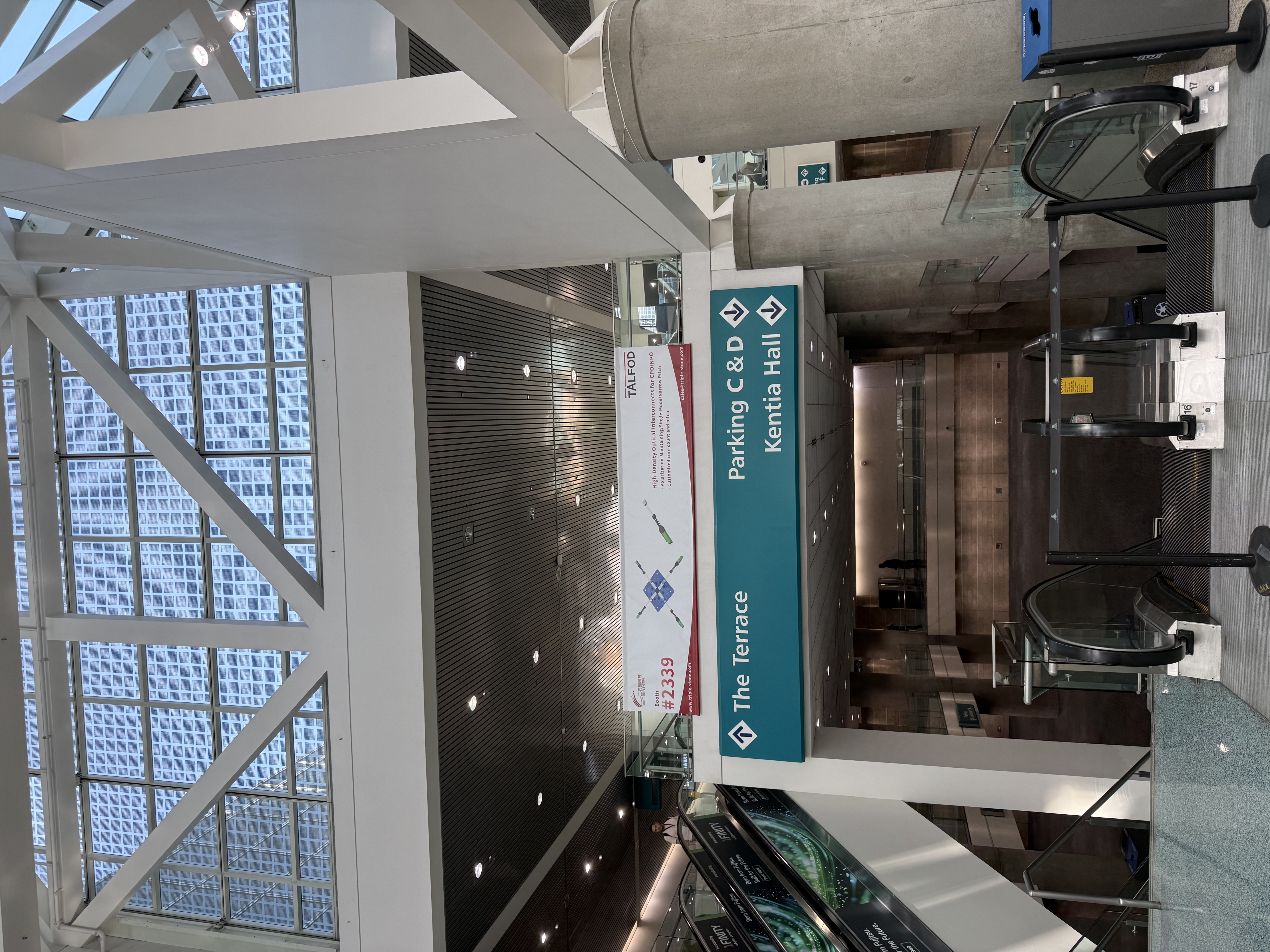 TALFOD venue advertisement at OFC 2026